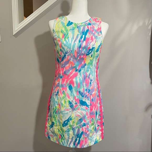 NWT Lilly Pulitzer Mila Shift Sparkling Sands 2 - Picture 2 of 5